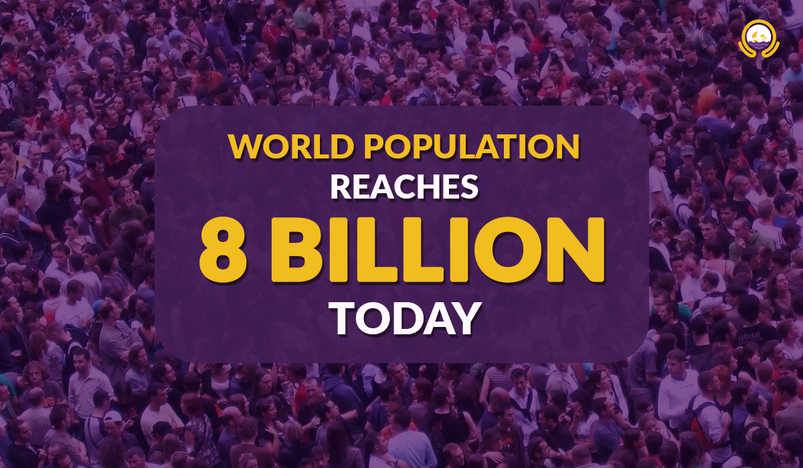 World population milestone 8.09 billion January 2025,